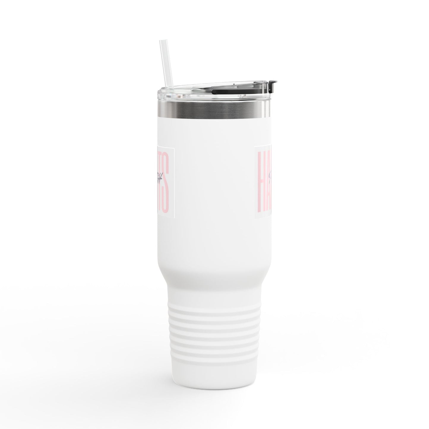 40oz Insulated Travel Mug — 'Posh Habits’ Insulated Tumbler
