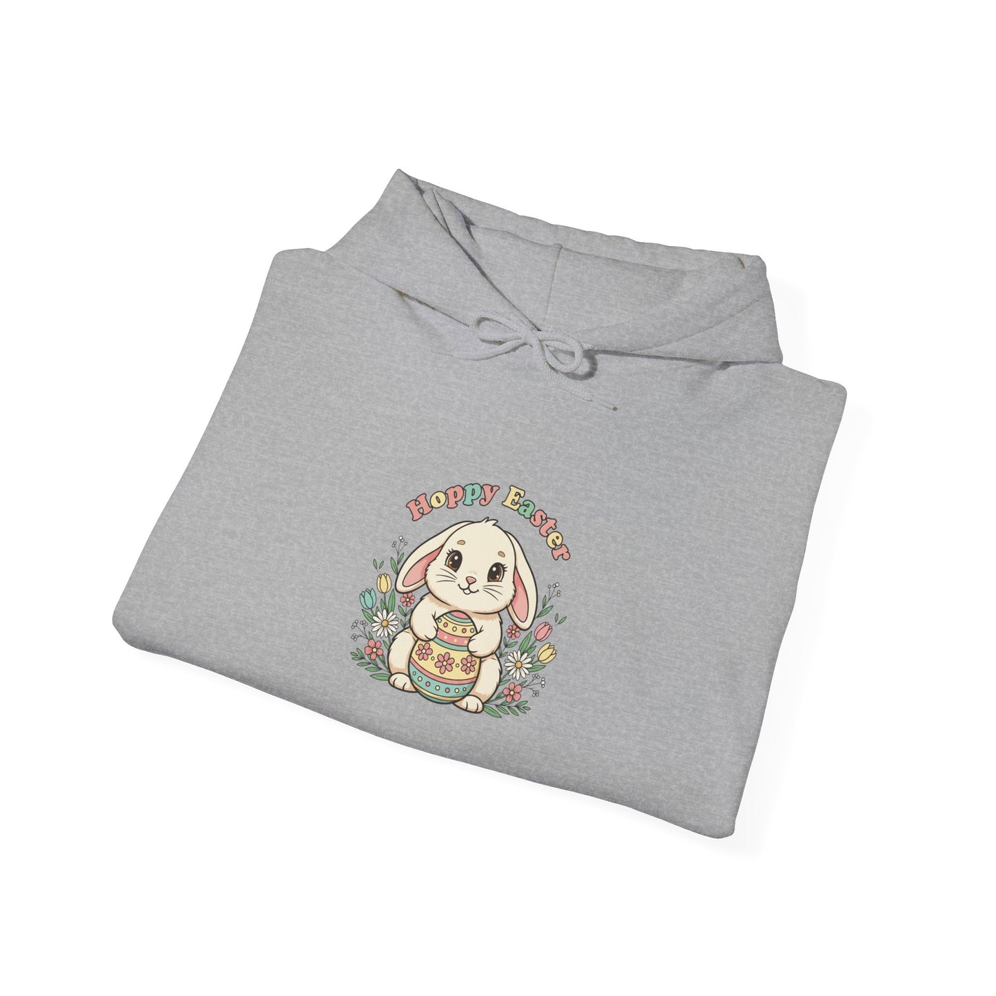 Cute Bunny Basket Hoodie | Easter bunny aesthetic, pastel spring